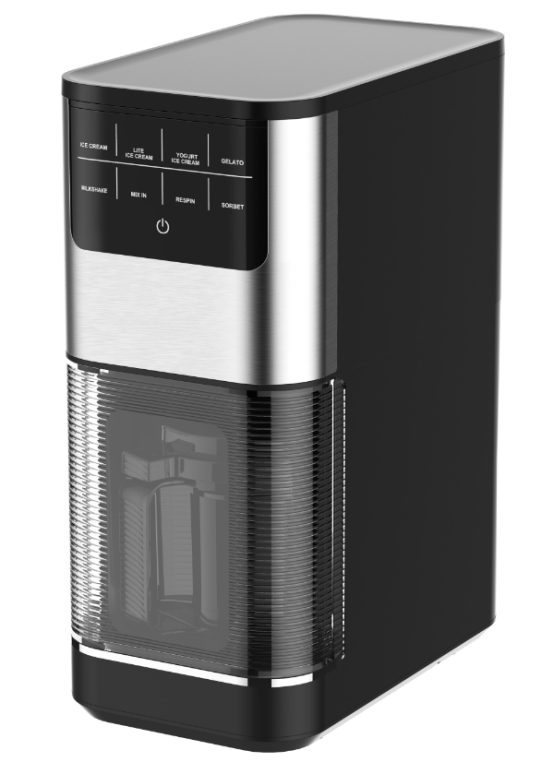 Simzlife Ice Cream Maker, 800W 120V Frozen Treat Machine with 8 Auto Programs, Lift Platform, 2 Tritan Freezer Cups, Makes Ice Cream, Gelato, Milkshake, Sorbet, Yogurt Ice Cream for Home Use