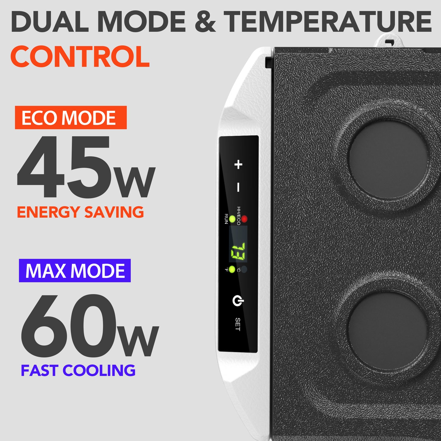 Simzlife 12 Volt Car Refrigerator 32 Quart Portable Fridge Freezer Compressor Cooler 12/24V DC 110~240 Volt AC for Truck Van RV Camper SUV Travel Camping Road Trips