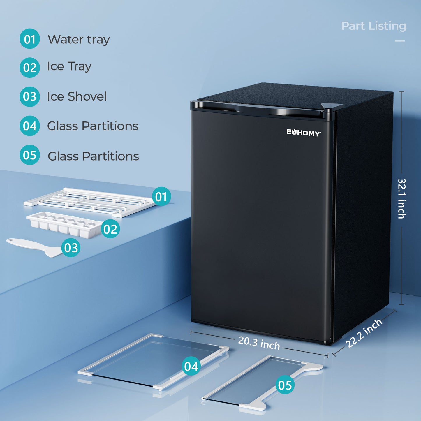 Simzlife 4.4 Cu.Ft Mini Fridge with Freezer, Single Door Compact Refrigerator, Adjustable Thermostat, Mini Refrigerator Energy Saving, Mini fridge for Bedroom, Dorm, Office, Black