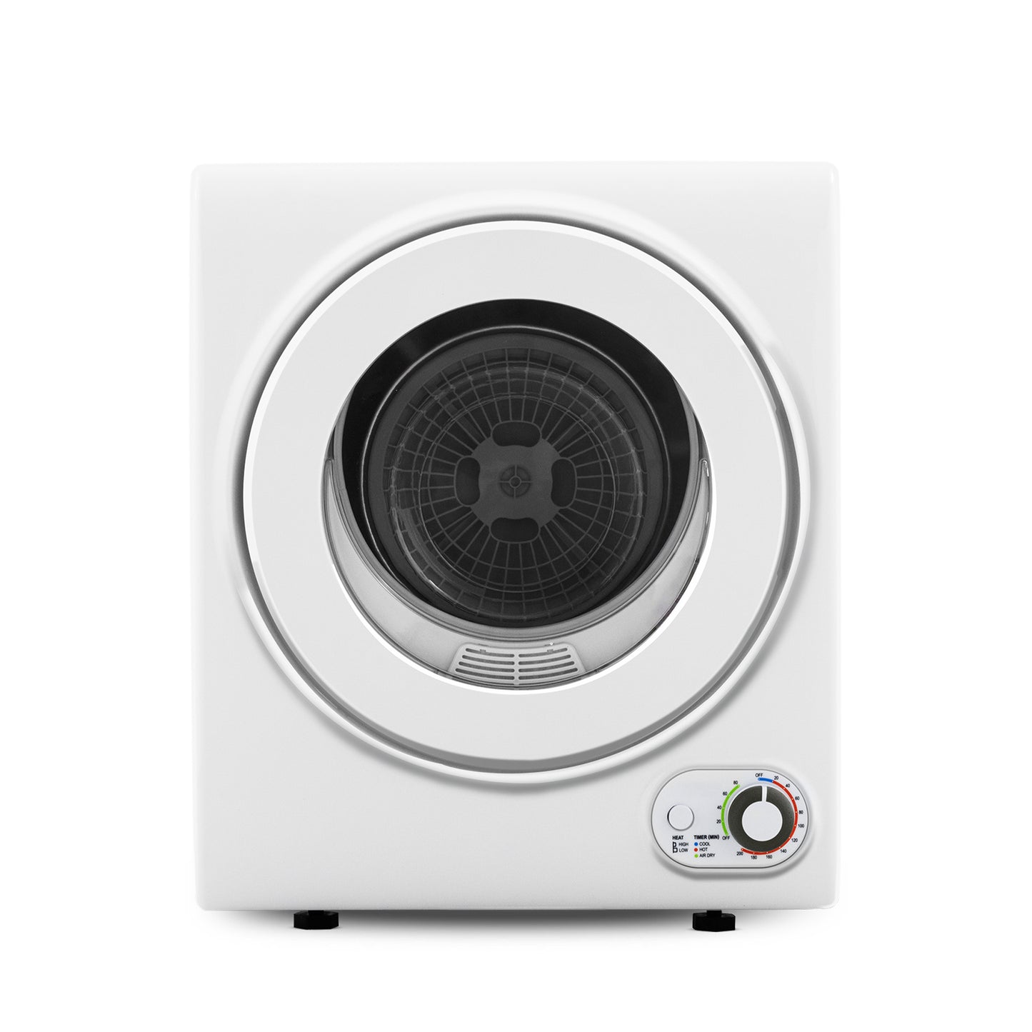 Simzlife 1.6 Cu. ft. Portable Clothes Dryer, Electric Laundry Dryer Machine, 19.5 in W, 23.6 in H