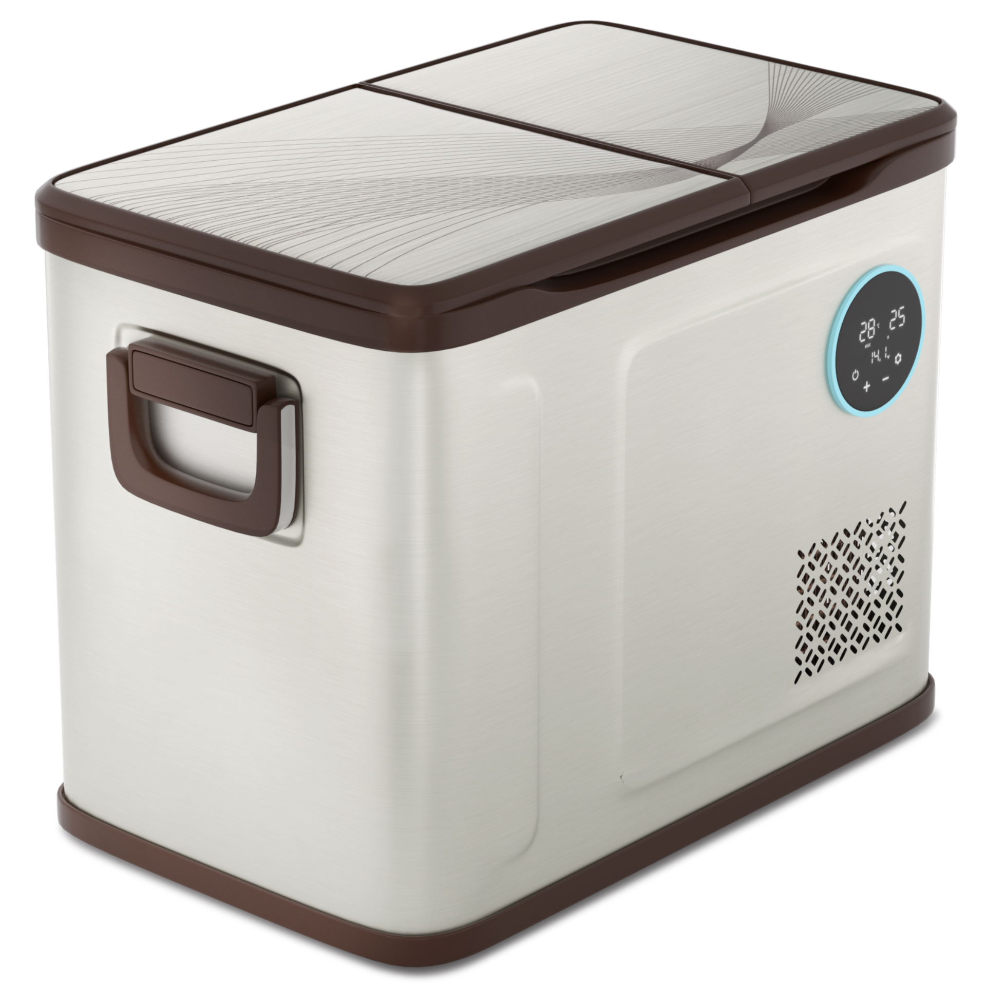 Simzlife 12 Volt Dual Zone Refrigerator, 49QT(45L) Portable Car Refrig