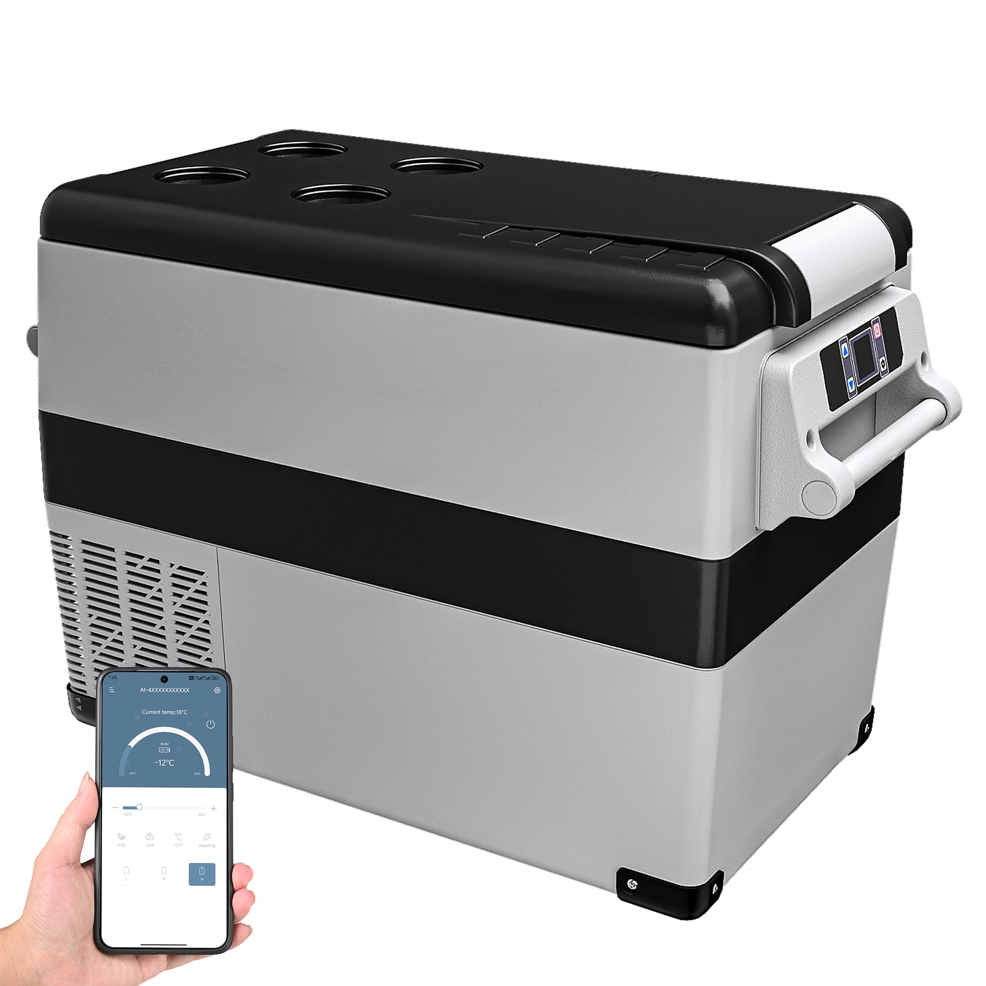 thumbnail image 2 of ICECO VL45 Portable Car Fridge Refrigerator - 47QT 12V Chest Freezer With SECOP Compressor 2 of 5