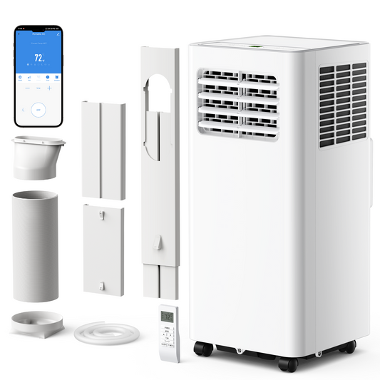 SIMZLIFE 12000 BTU Portable Air Conditioner with WIFI and Remote Control,Small AC Unit
