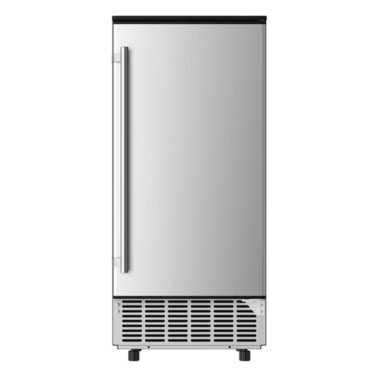 Simzlife 80lbs /24H Freestanding/Built-In Commercial Ice Maker Machine, Clear Cube