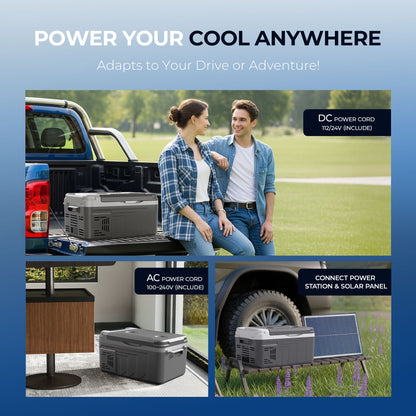 Simzlife 12 Volt Refrigerator, 11 Quart (10L) Car Fridge, Car Refrigerator -4℉~68℉, Portable Freezer for RV, Camping, Travel