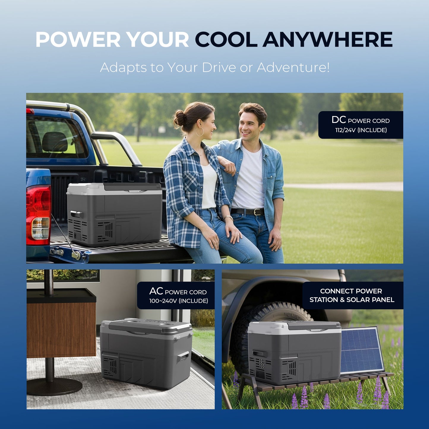 Simzlife 12 Volt Refrigerator, 16 Quart (15L) Car Fridge, Car Refrigerator -4℉~68℉, Portable Freezer for RV, Camping, Travel