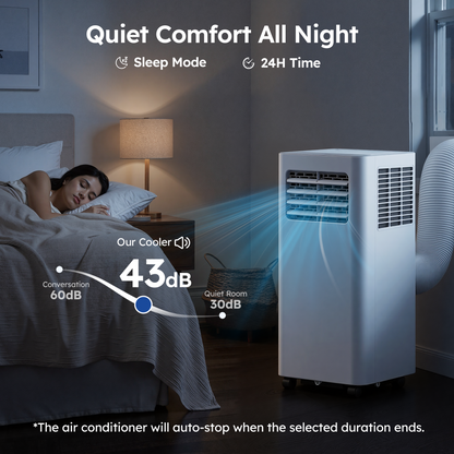 SIMZLIFE 12000 BTU Portable Air Conditioner with WIFI and Remote Control,Small AC Unit