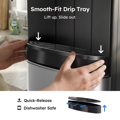SIMZLIFE Bottom Loading Water Dispenser with 3 Temperature,5 Gallon Bottle Water Cooler