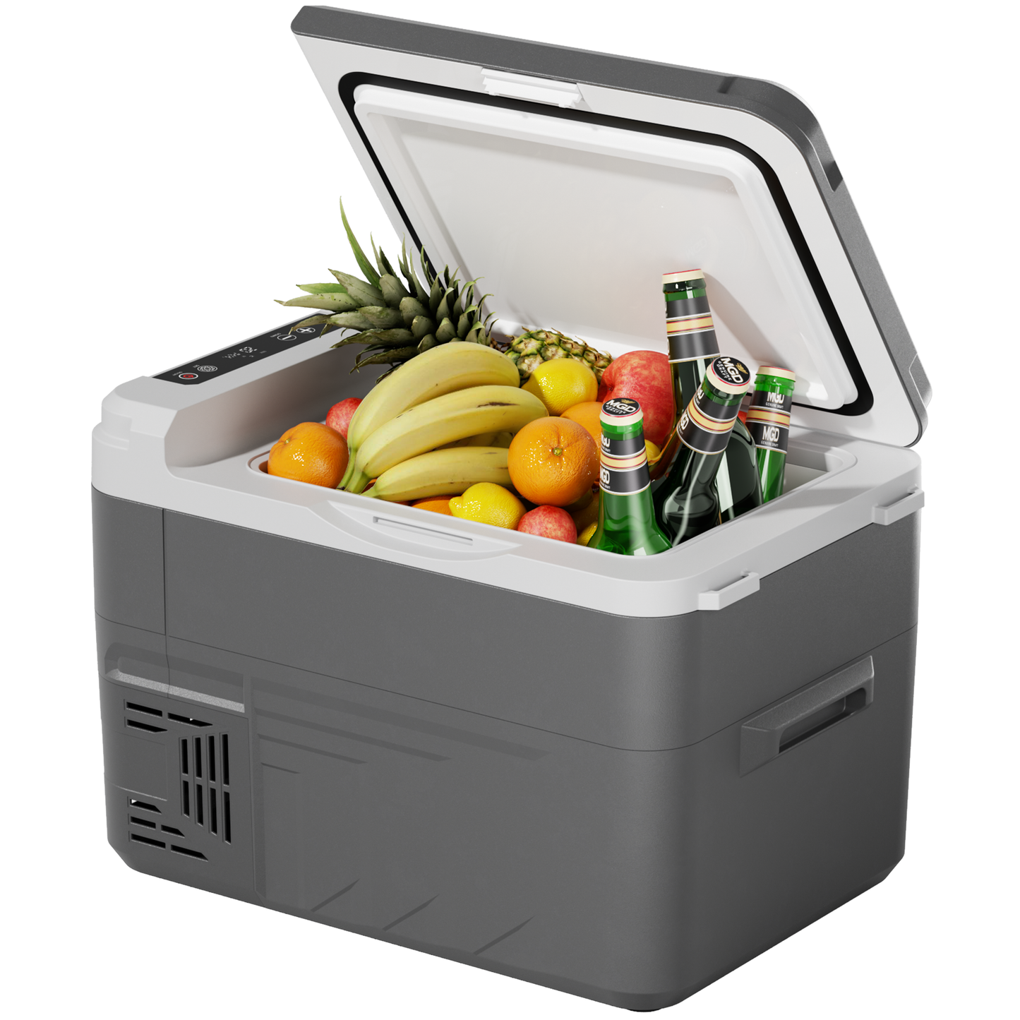 Simzlife 12 Volt Refrigerator, 16 Quart (15L) Car Fridge, Car Refrigerator -4℉~68℉, Portable Freezer for RV, Camping, Travel