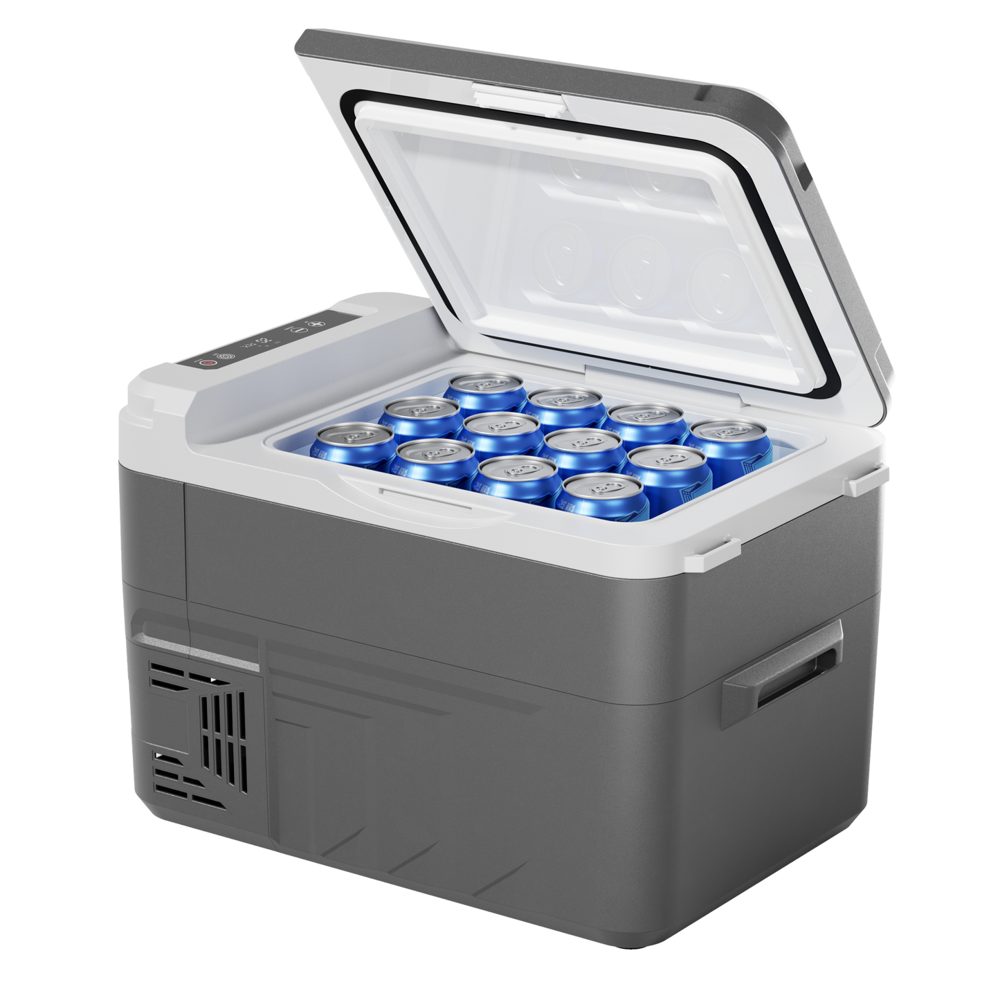 Simzlife 12 Volt Refrigerator, 16 Quart (15L) Car Fridge, Car Refrigerator -4℉~68℉, Portable Freezer for RV, Camping, Travel