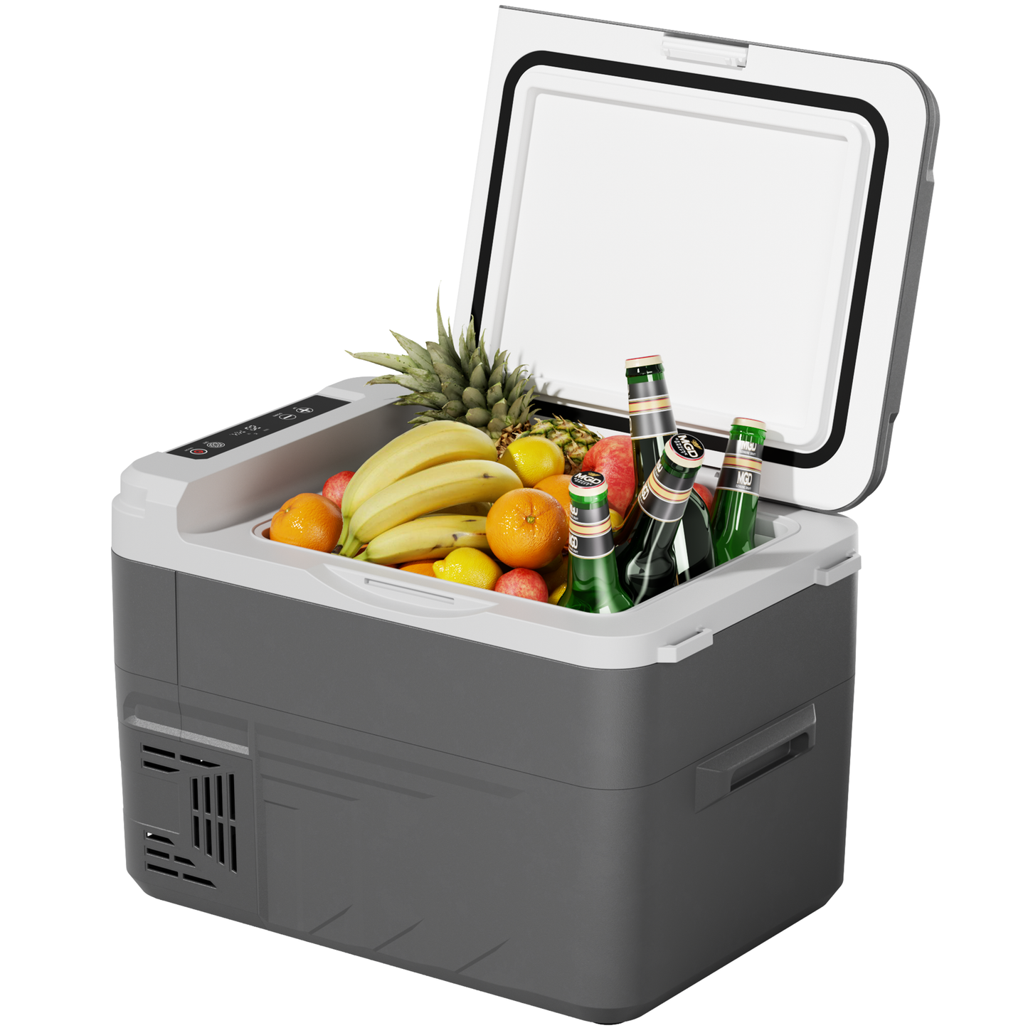 Simzlife 12 Volt Refrigerator, 16 Quart (15L) Car Fridge, Car Refrigerator -4℉~68℉, Portable Freezer for RV, Camping, Travel