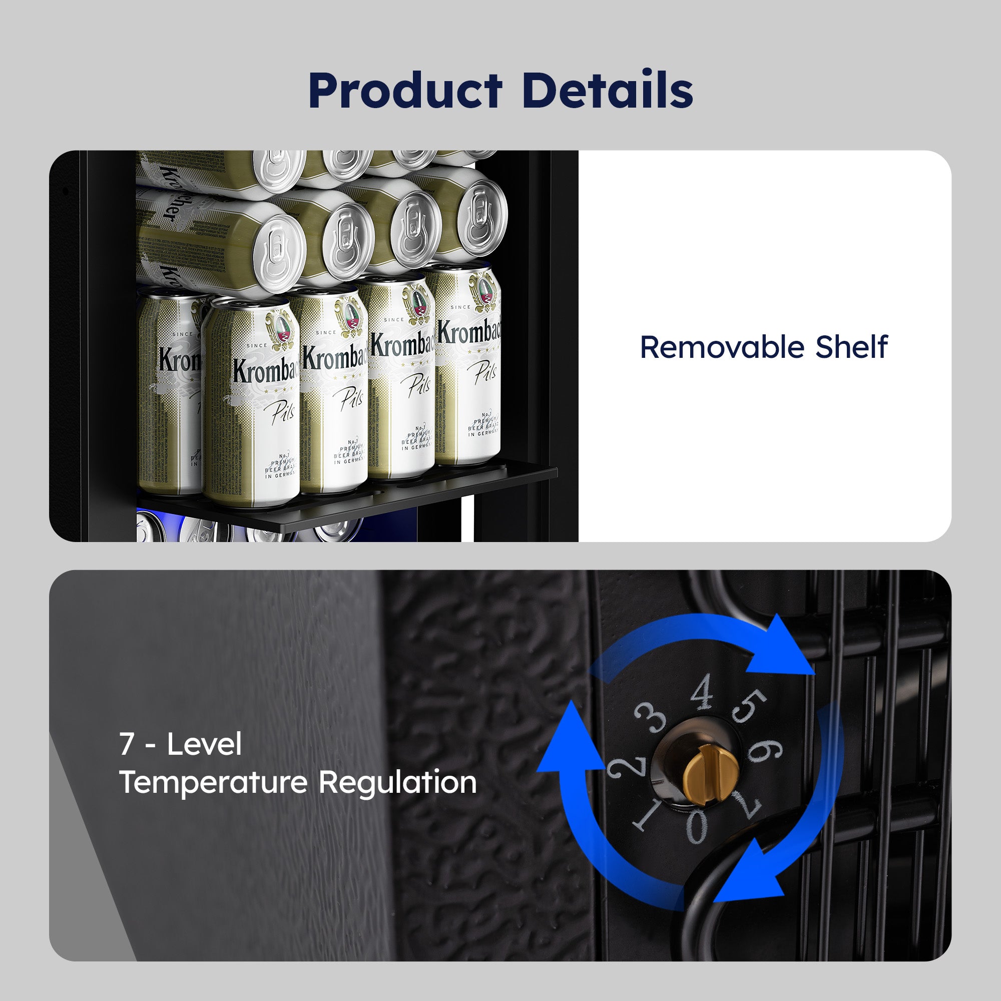 Simzlife Mini Beverage Refrigerator Cooler with Glass Door, 24-Can Min
