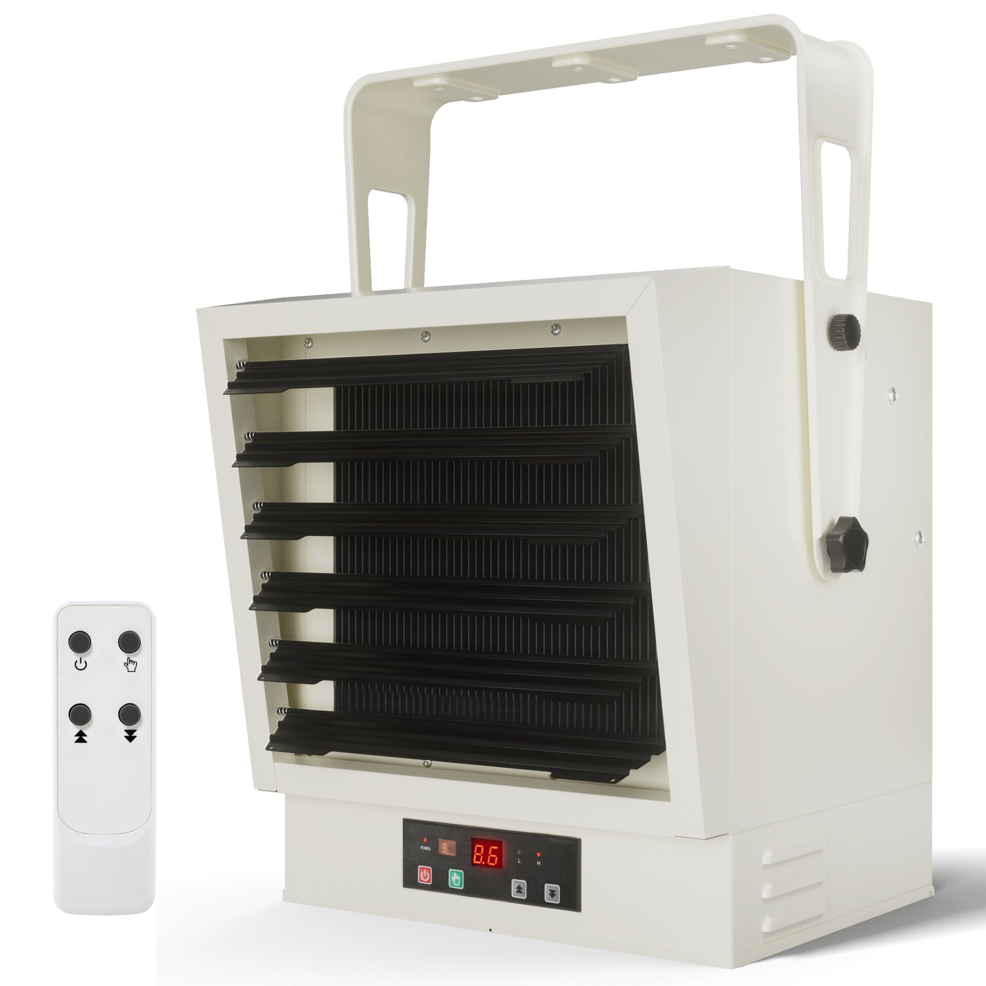 Simzlife Hard-Wired Electric Garage Heater, 240v Ceiling Heater With R