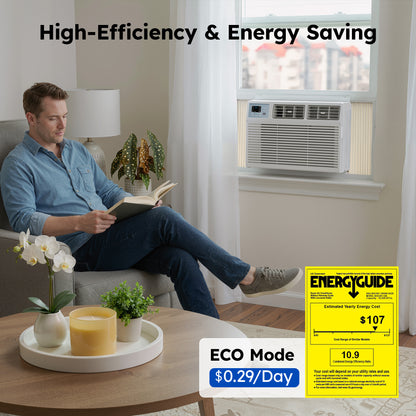 SIMZLIFE 12,000 BTU Window Air Conditioner With APP, Cools Up To 550 Sq Ft