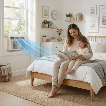 SIMZLIFE 14,000 BTU Window Air Conditioner With APP, Cools Up To 700 Sq Ft